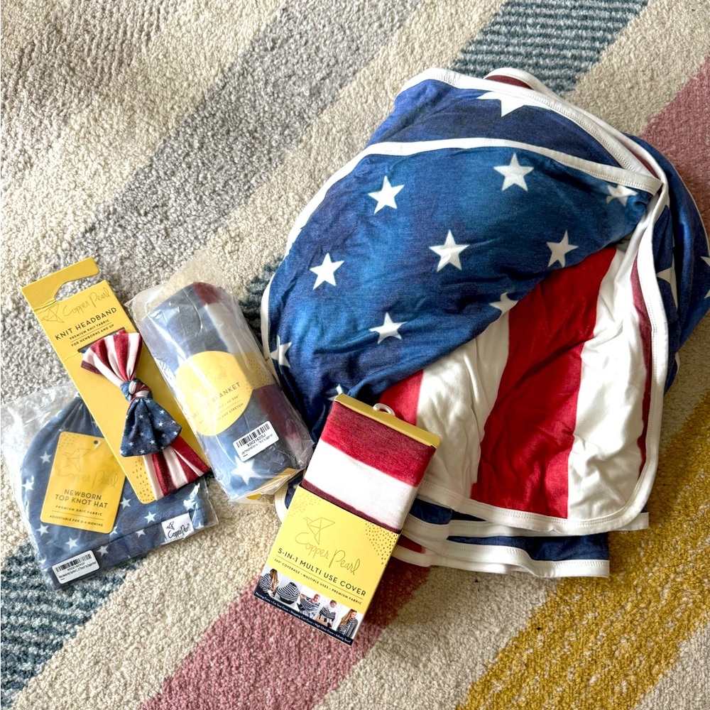 Copper pearl patriot set